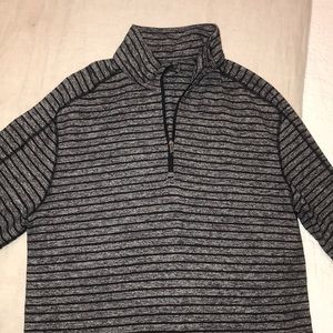 Lulu men’s 1/4 zip gray